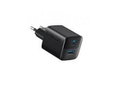 Anker 323 adapter, USB-C, USB-A, 33 W, crni (A2331G11)