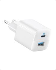 Anker 323 adapter, USB-C, USB-A, 33 W, bijeli (A2331G21)