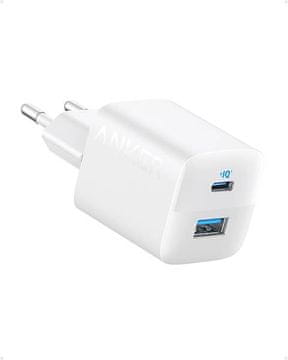 Anker 323 adapter, USB-C, USB-A, 33 W, bijeli (A2331G21)