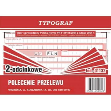 Platni nalog za prijenos gotovine A6 2 dijela