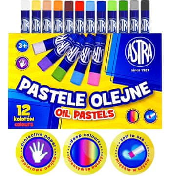 Astra uljne pastele 12 boja