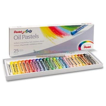Pentel uljne pastele 25 boja