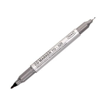 dvostrani crni marker za CD/DVD