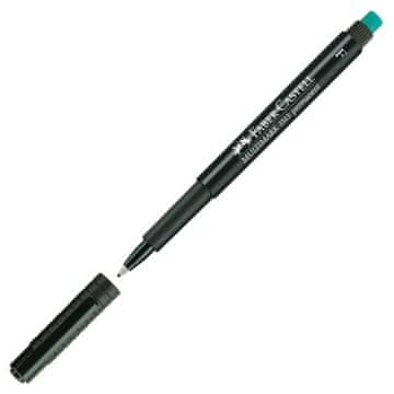 Faber-Castell F crna folijska olovka s gumicom 0,6 mm