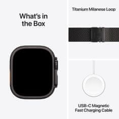 Apple Pametni sat Watch Ultra 3, GPS + Cellular, 49 mm, crni, remen Trail Loop, crni - M/L