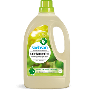 Sodasan Płyn do prania tkanin kolorowych LIMONKA