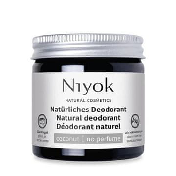Niyok 2-u-1 dezodorans i antiperspirant krema bez mirisa kokosa