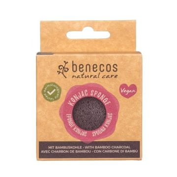Benecos Konjac spužva s bambusovim ugljenom