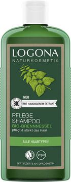 LOGONA Šampon za jačanje kose s organskom koprivom 250 ml