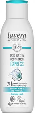 Lavera BASIS SENSITIV EXPRESS losion za tijelo s organskom alojom i organskom jojobom