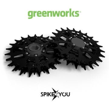 Kotači za kosilicu robota Greenworks OptiMow M, 10, 15 od nehrđajućeg čelika 3mm