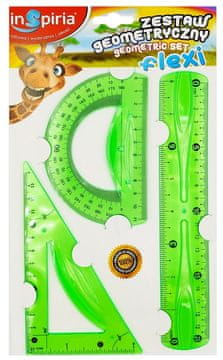 SCHEMAT INSPIRIA - GEOMETRIJSKI FLEKSIBILNI SET OD 3 KOMADA 20 CM 7053