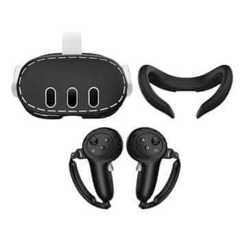 Ortex 3-u-1 silikonski zaštitni set | za Meta Quest 3