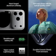 Apple iPhone 17 Pro mobilni telefon, 512GB, srebrn (MG8K4SX/A)