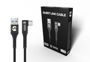 Ortex Kabel od 10 m od VortexVR USB-A do Meta Quest Linka | do Quest 3S Quest 3 Quest 2