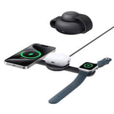 Anker 3u1 bežična sklopiva stanica za punjenje, crna (B25M8H11)