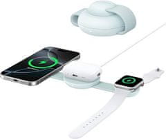 Anker 3u1 bežična sklopiva stanica za punjenje, plava (B25M8H61)