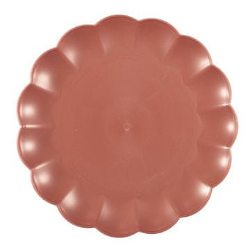 Intesi Iris tanjur za večeru 25,5 cm roze boje Izrađen od PP plastike