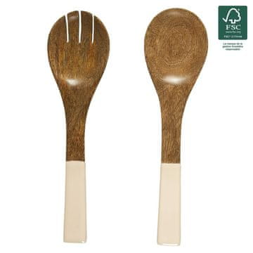 Intesi Dune set pribora za jelo od mangovog drva 30 cm