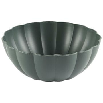 Intesi Zdjela s irisom, promjera 24 cm, izrađena od PP plastike, tamno sive boje