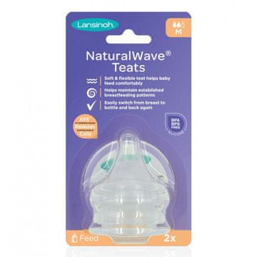 Lansinoh Srednji protok za hranjenje iz bočice M Natural Wave Lansinoh 2 kom