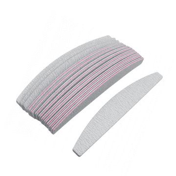 EXCELLENT Dvostrani papirnati pilnik za nokte 18cm 100/100 Zebra, 1 kom.