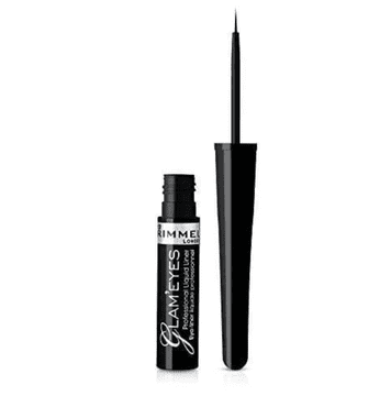 Rimmel Eyeliner s kistićem Glam'Eyes Rimmel 001 Black Glamour, 3,5 ml
