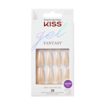 KISS Vrhovi za umjetne nokte Gel Fantasy glitter L FS19C 1 kom.
