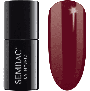 Semilac Lakir za nokte u dubokoj crvenoj boji #071 Semilac Deep Red 7 ml