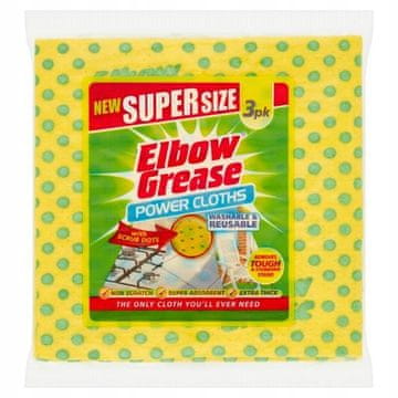 Elbow Grease Velike univerzalne krpice za čišćenje površina Elbow Grease, 3 komada