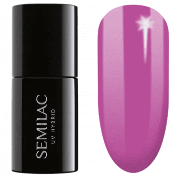 Semilac Hibridni lak za nokte ružičasti #601 Semilac Neon Pink Punch 7 ml