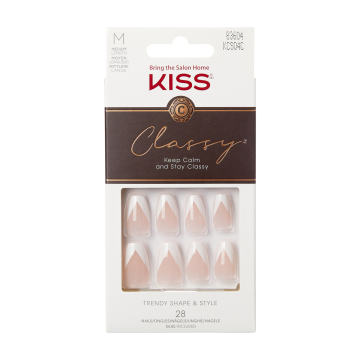 KISS Umjetni nokti Classy Nails French M KCSO4C 1 kom.