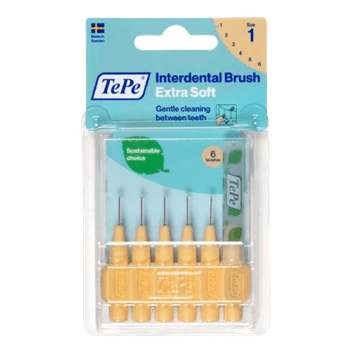 Tepe TePe interdentalne četkice Extra Soft 0,45 mm svijetlo narančaste, 6 kom