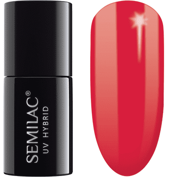 Semilac Lakier hybrydowy do noktiju crvena ružičasta 103 Semilac Elegant Raspberry 7ml