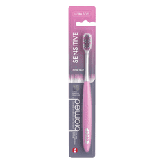 BIOMED Meka četkica za zube s himalajskom soli Sensitive Pink Biomed 1 kom