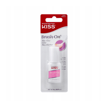 KISS Klej do sztucznych paznokci mocny wytrzymały z pędzelkiem Brush-On 5 g