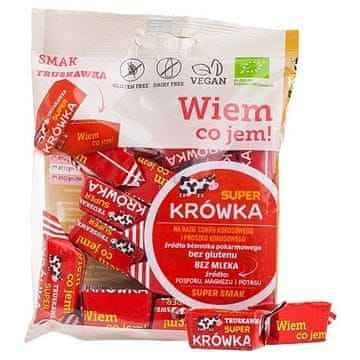 Bezglutenski čokoladni fudge od jagoda Super krema organska 15g