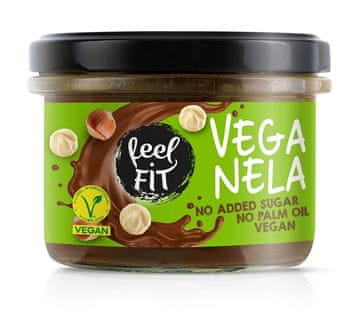 Veganska krema s lješnjacima i kakaom bez šećera Veganela 2g