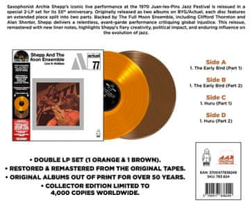 ML+ (25 RSD) ARCHIE SHEPP I ANSAMBL PUNOG MJESECA Potpuni koncert u Antibesu