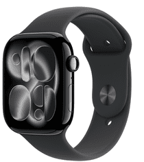 Apple Pametni sat Watch Series 11, GPS, 42 mm + remen, M/L, crni (MEQU4WF/A)