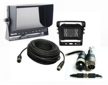 Ert KOMPLET S KAMEROM ZA VOŽNJU UNATRAG MONITOR 7'' HQ HEAVY 12V 24V