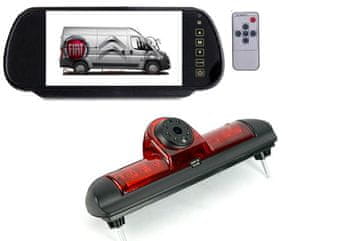 Ert Set monitora u retrovizoru + kamera za vožnju unatrag sa stop svjetlom FIAT DUCATO CITROEN JUMPER PEUGEOT BOXER