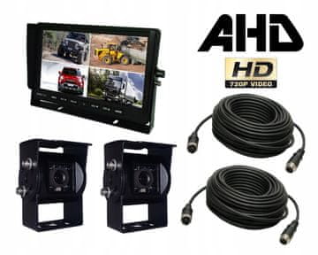 Ert Set 10'' monitora, 2 x SONY AHD kamera za vožnju unatrag + kablovi