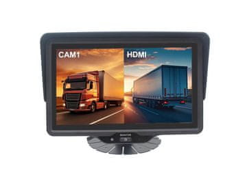 Ert Monitor za kameru za vožnju unatrag 10" 1 kanal HDMI 2 kanala AHD 12-24V