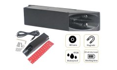 Ert Bežični komplet za viličar AHD 1080P magnetska kamera za vožnju unatrag s vlastitim napajanjem + 7" monitor IP68 12V/24V