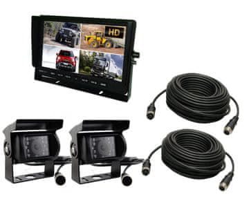 Ert Set 10'' monitora, 2 x AHD kamera za vožnju unatrag + kablovi