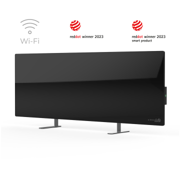 AENO GH2S - Pametna Premium IR eko grijalica, 700W, smart control, AENO aplikacija, crna