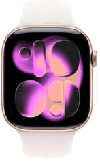 Apple Pametni sat serije 11, GPS, 42 mm + remen, M/L, bež (ružičasto zlato) (MEU44WF/A)