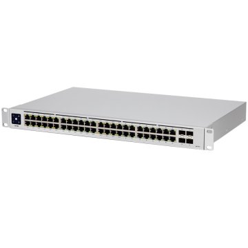 Ubiquiti UniFi Switch 48 PoE USW-48-POE-EU, preklopnik, 48x GbE (32x PoE+), 4x SFP, PoE+ 195 W, Layer 2, rack 1U