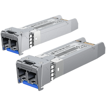 Ubiquiti UniFi 10G Single-Mode Optical Module UACC-OM-SM-10G-D-2, optički modul SFP+, 10G, jednoodstupanjski, 1310 nm, do 10 km, duplex LC UPC, pakiranje od 2 komada